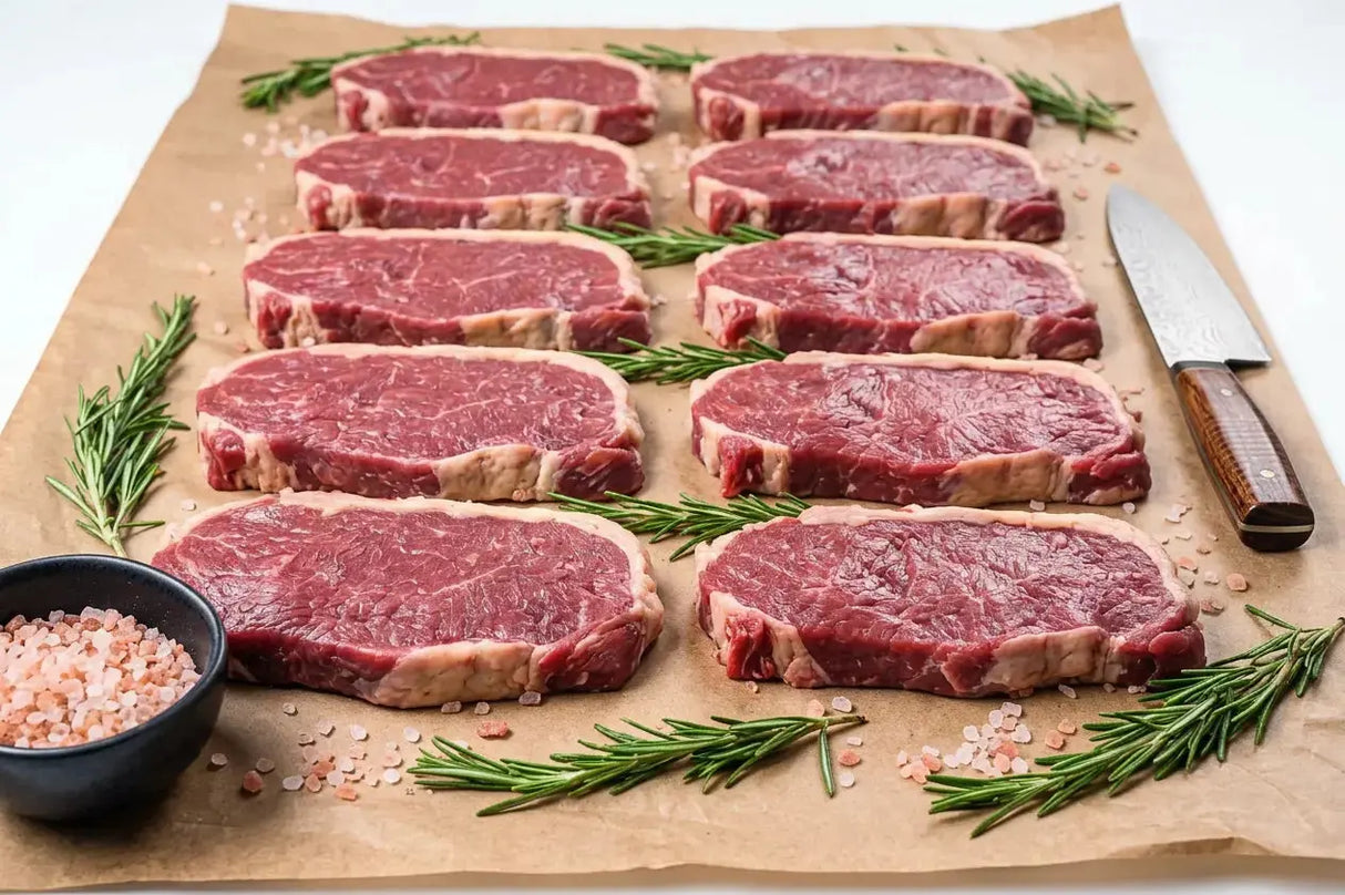 Sirloin Steak 10x 6oz Beef Meatsupermarket.com