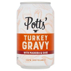 Potts' Turkey Gravy with Madeira & Sage 330g Gravy meatsupermarket.com