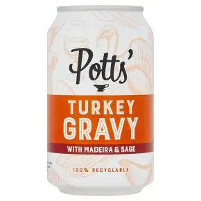 Potts' Turkey Gravy with Madeira & Sage 330g Gravy meatsupermarket.com