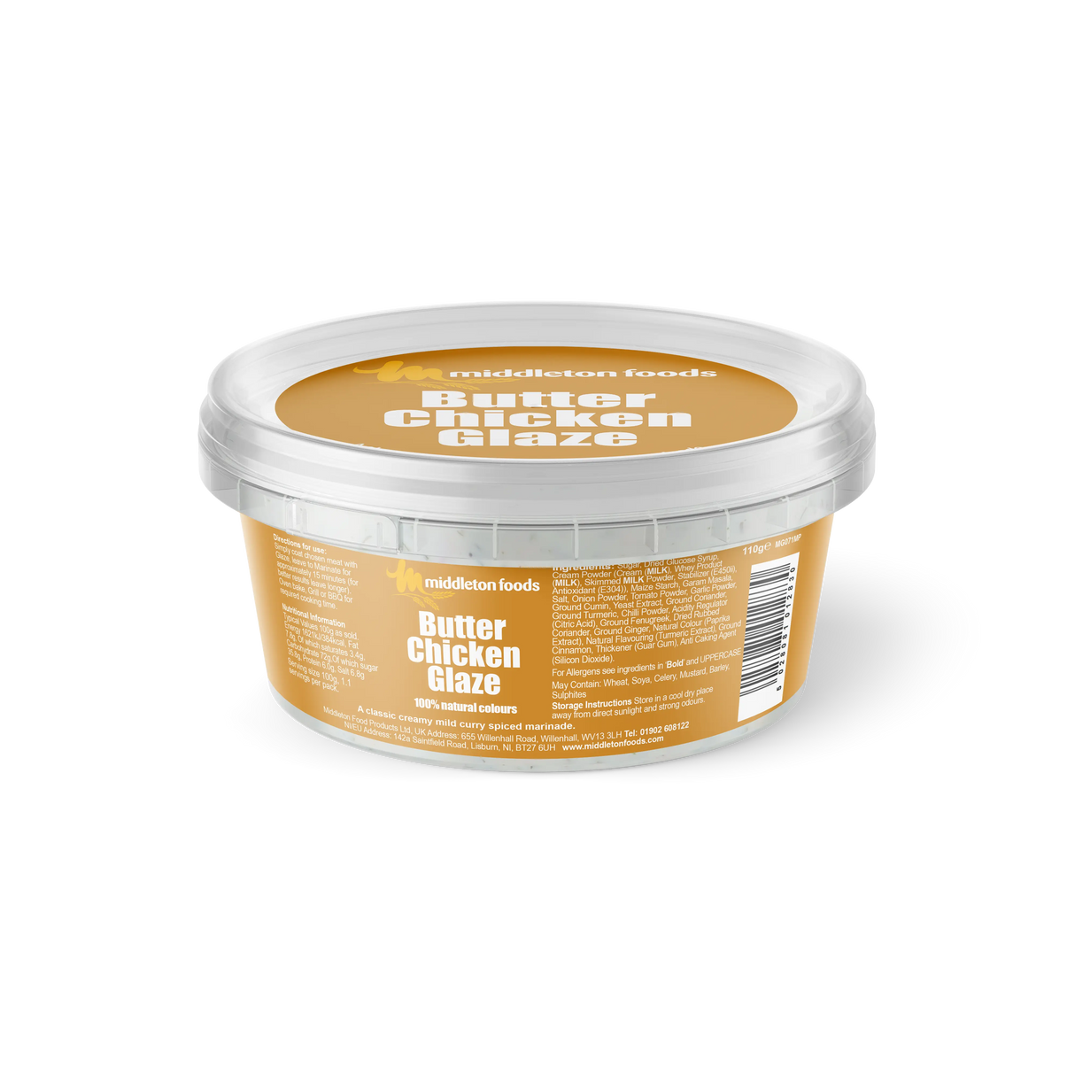 Middletons Butter Chicken Glaze 110g Glaze meatsupermarket.com