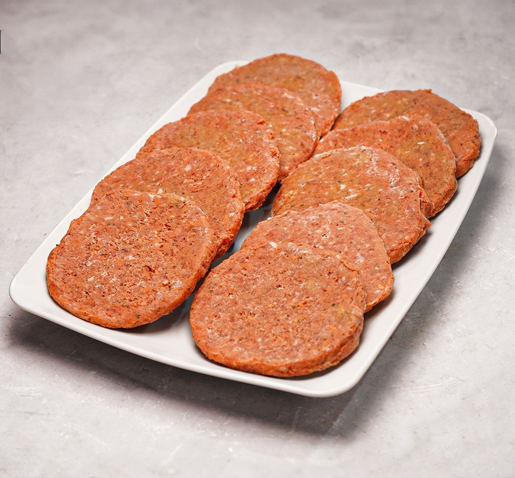 Lamb & Mint Burgers 10x4oz (Frozen)