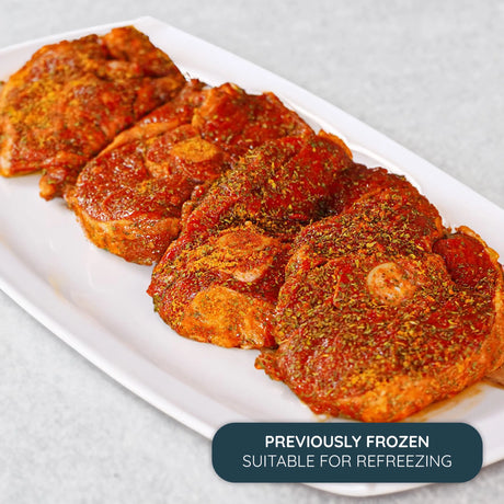 Minted Bone-In Lamb Leg Steaks 900g-1.1kg (Frozen) Lamb meatsupermarket