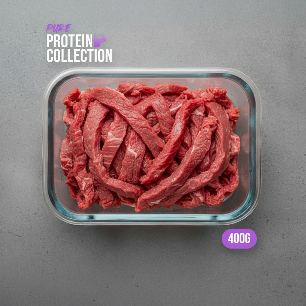 Extra Lean Rump Steak Strips 400g Beef meatsupermarket