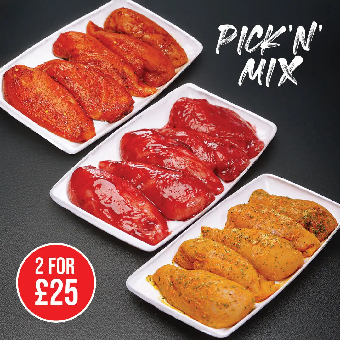 Pick'n'Mix Flavoured Chicken Breast Meatsupermarket.com