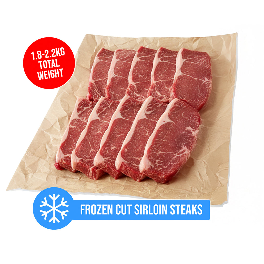 Sirloin Steaks Frozen Pack (1.8–2.2kg)