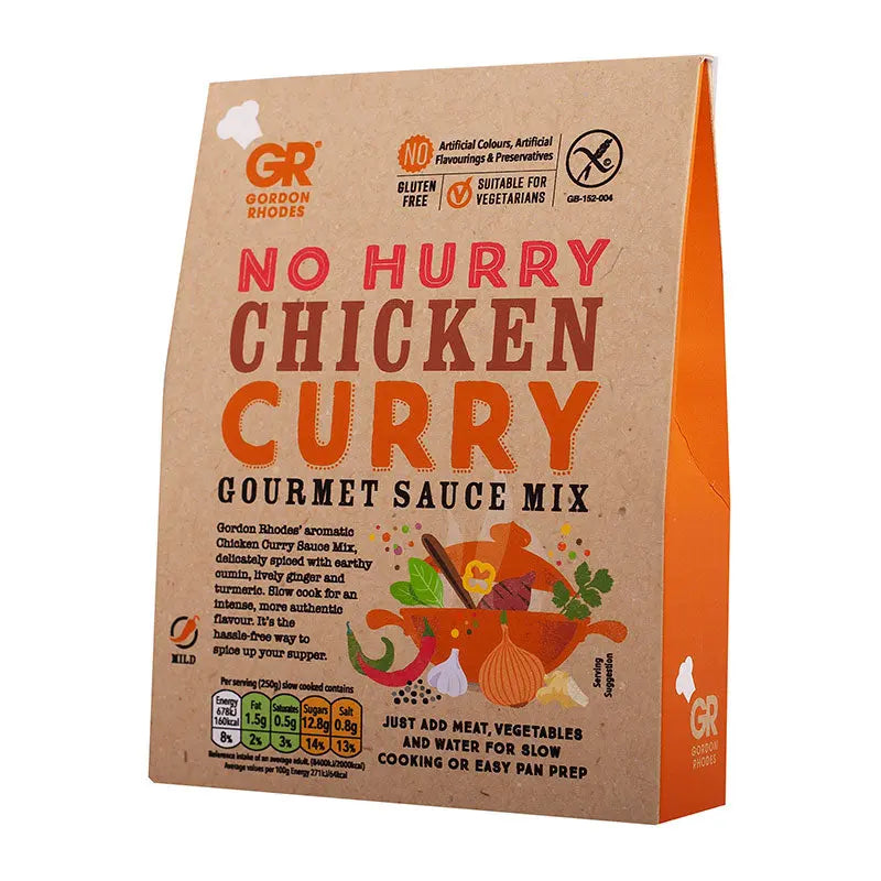 Gordon Rhodes – Gluten Free No Hurry Chicken Curry Gourmet Sauce Mix Marinade meatsupermarket.com