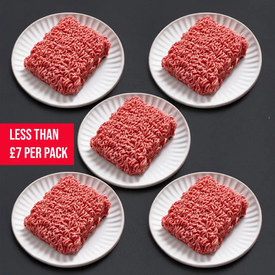 Fresh Lean Beef Mince - 5 x 400g Beef Meatsupermarket.com