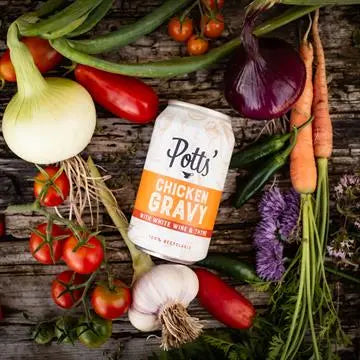 Potts' Chicken White Wine & Thyme Gravy 330g Gravy meatsupermarket.com