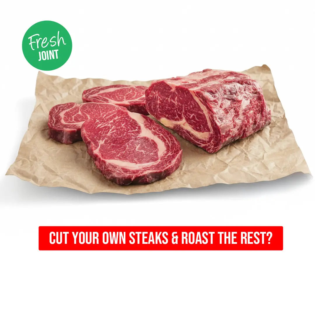 Fresh Whole Gaucho Rib-eye 2-2.4kg (Cut your own steaks) Beef meatsupermarket.com