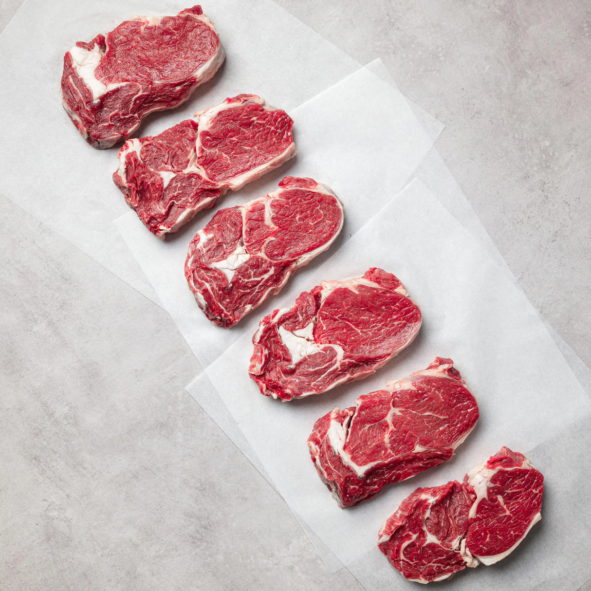Rib-eye Steak 6x 10oz Beef meatsupermarket