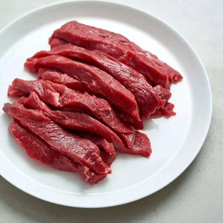 Extra Lean Rump Steak Strips 400g Beef meatsupermarket