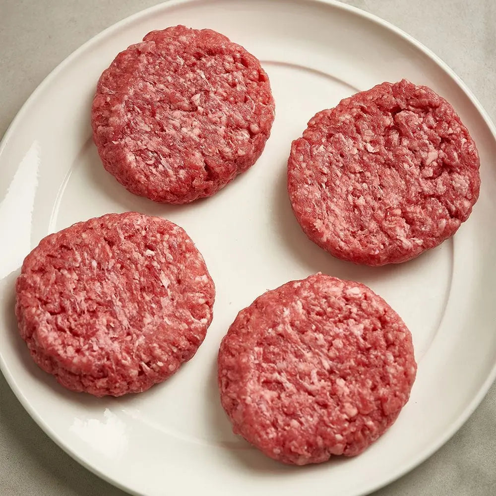 Prime Steak Burger 4x 4oz Beef meatsupermarket
