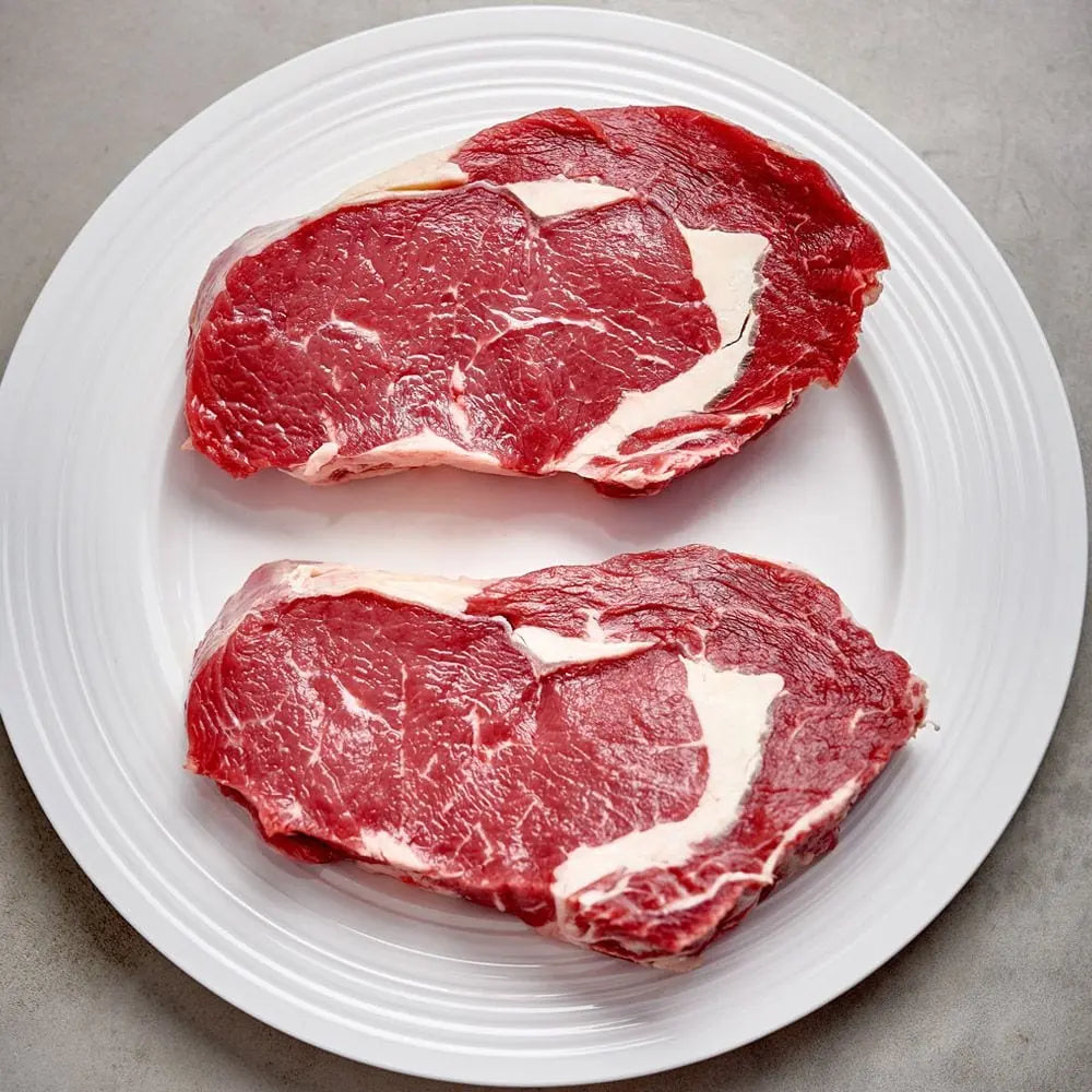 Rib-eye Steak 2x 8oz Beef meatsupermarket
