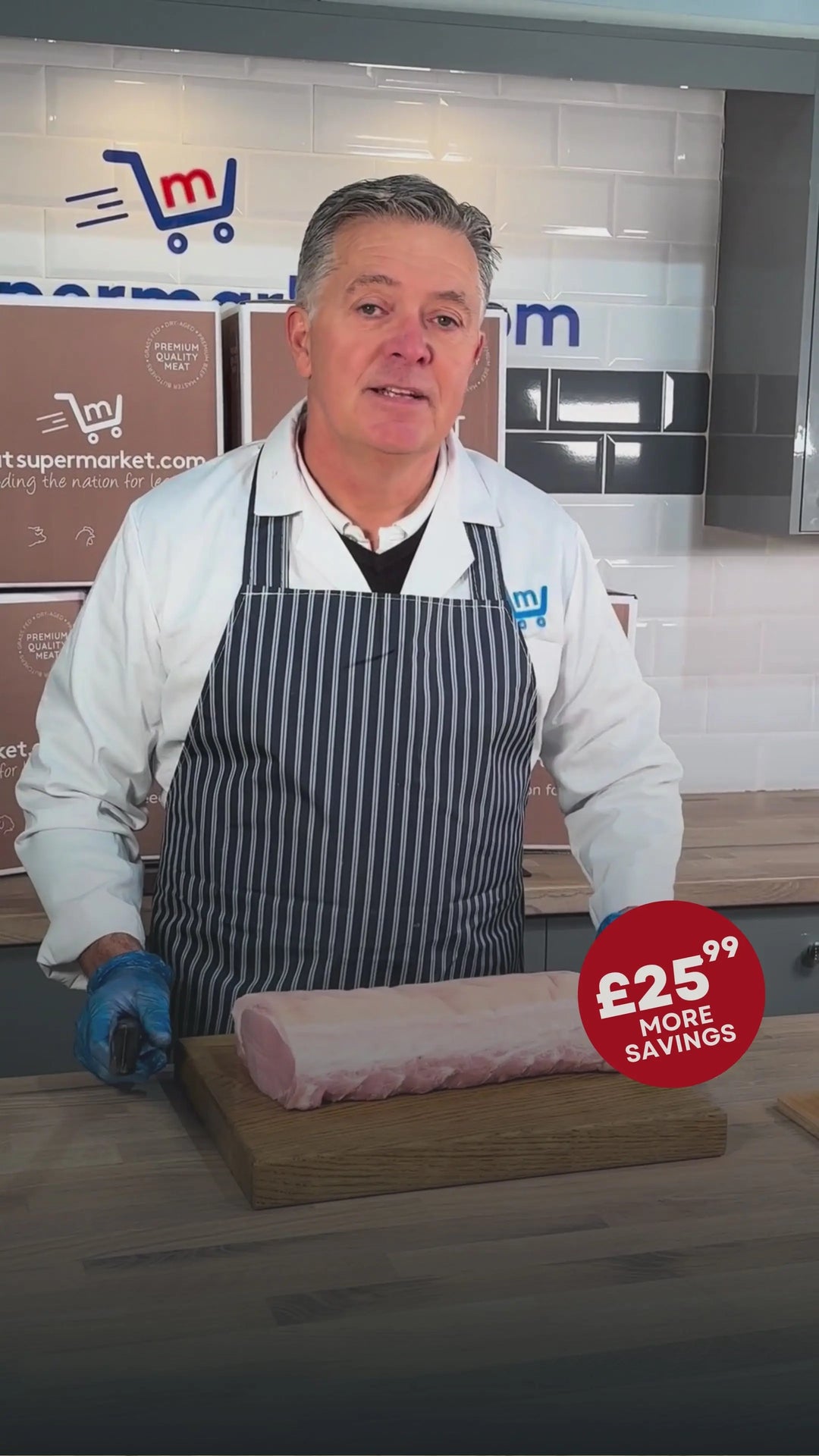 How to cut pork chops from a boneless pork loin