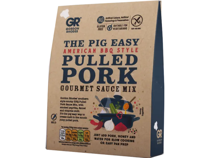 Gordon Rhodes – Gluten Free Pig Easy American Style Pulled Pork Mix Marinade meatsupermarket.com