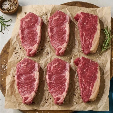 Sirloin Steaks 6x 6oz Beef Meatsupermarket.com