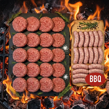 BIG BBQ BURGERS & BANGERS Bundle Meatsupermarket.com