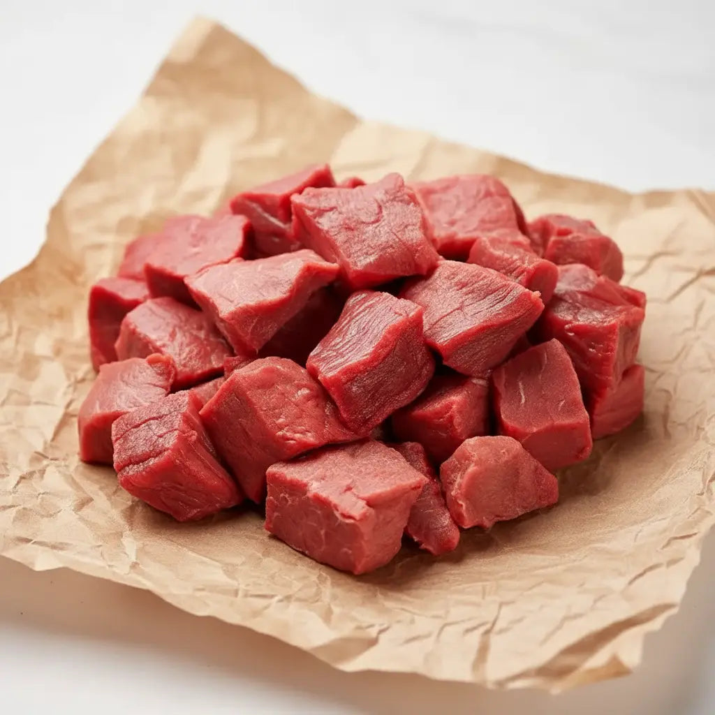 Extra Lean Diced Beef 1kg Beef meatsupermarket