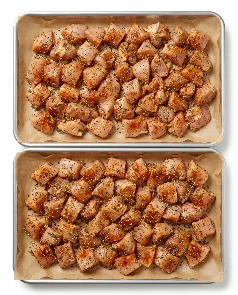 Misshaped Diced Chicken Breast 2kg (Previously Frozen) Chicken meatsupermarket