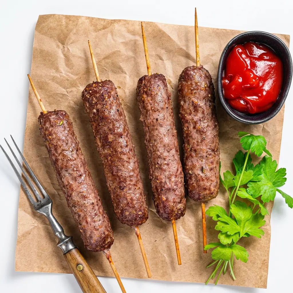 Lamb koftas 4x60g Lamb meatsupermarket.com