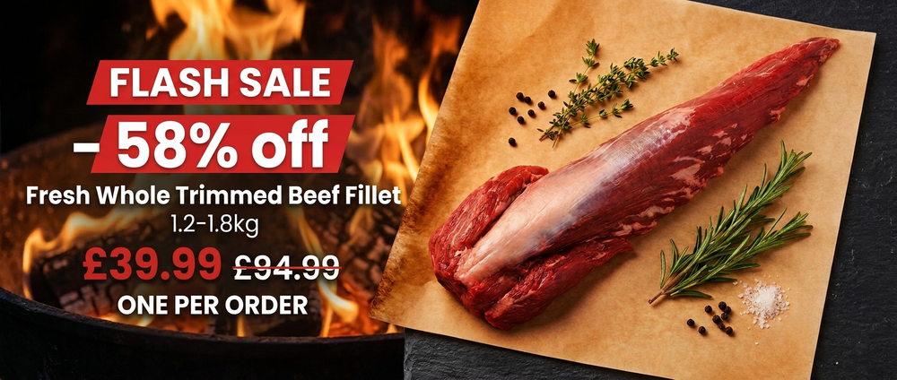 Fresh beef fillet on sale
