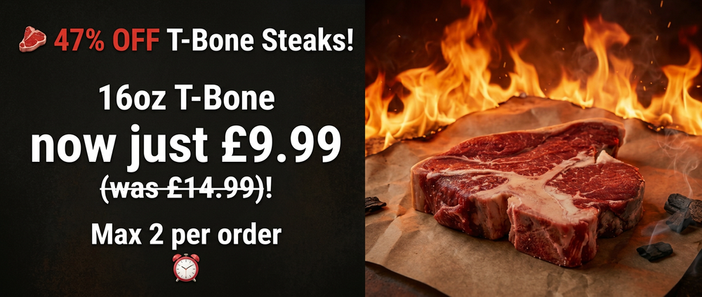 2 t bones steak on sale