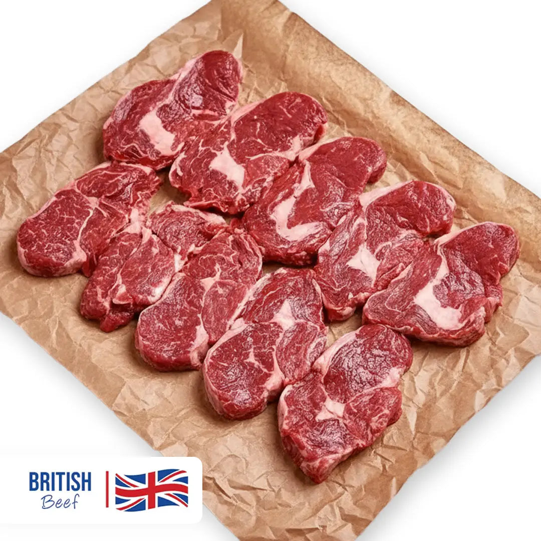 Rib-eye Steak 10x 6oz Beef meatsupermarket