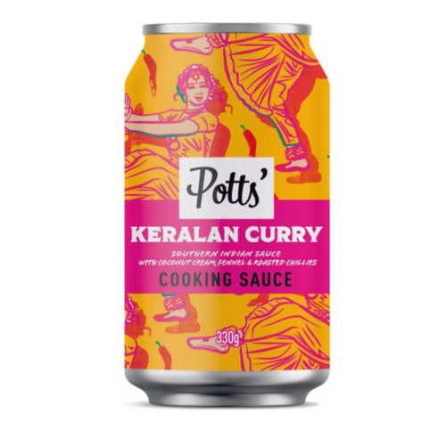 Potts’ Keralan Curry Sauce Can 330g
