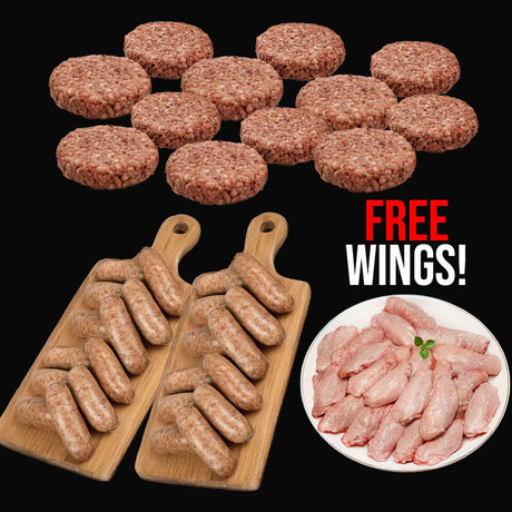 The Ultimate Bangers & Burgers BBQ Pack Meatsupermarket.com