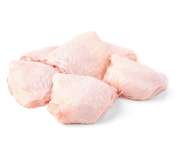 Raw skin-on chicken thighs – buy chicken online from our butcher