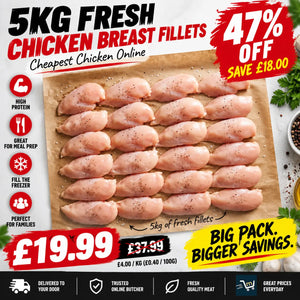 Fresh 5kg Chicken Breast Fillets