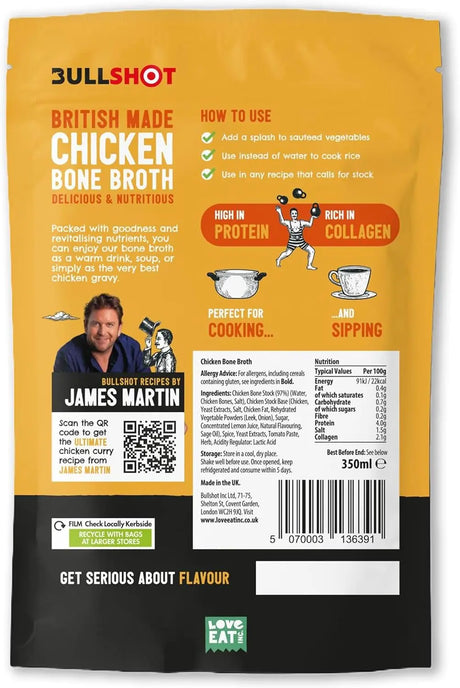 Bullshot Chicken Bone Broth Marinade meatsupermarket.com