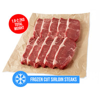 Sirloin Steaks Frozen Pack (1.8–2.2kg)