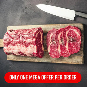Whole Brazilian Gaucho Rib-eye 2-2.4kg (Frozen) Beef meatsupermarket