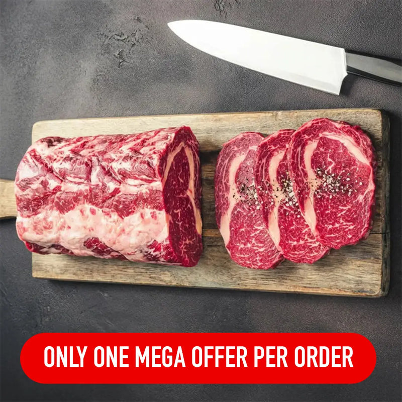 Whole Brazilian Gaucho Rib-eye 2-2.4kg (Frozen) Beef meatsupermarket