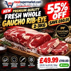Fresh Whole Gaucho Rib-eye 2-3kg