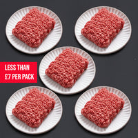 Fresh Lean Beef Mince - 5 x 400g