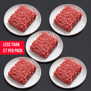 Fresh Lean Beef Mince - 5 x 400g