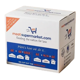 Meatsupermarket.com meat delivery box on a doorstep