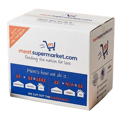 Meat Supermarket double-walled delivery box