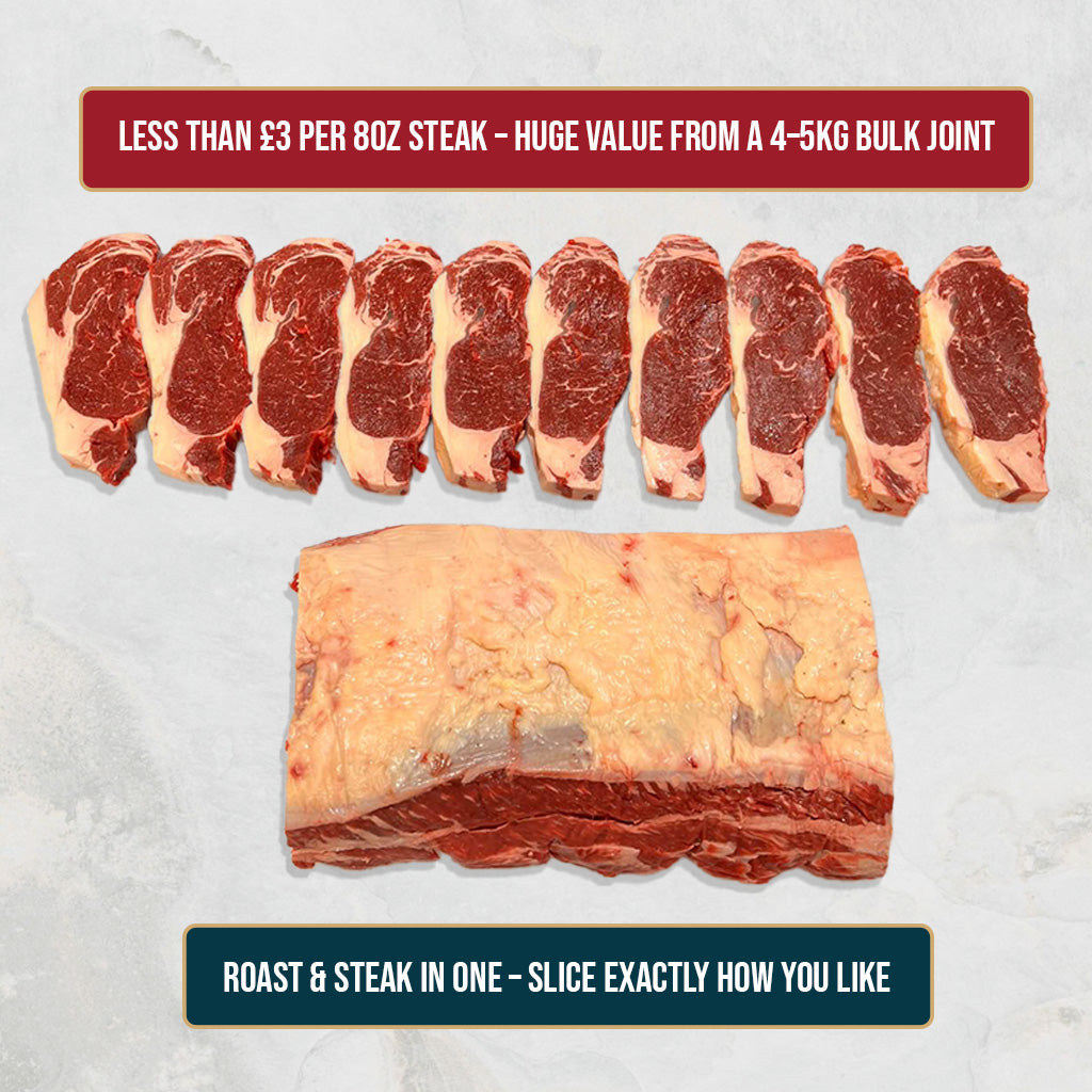 XL Whole Sirloin Joint 4-5kg Beef meatsupermarket