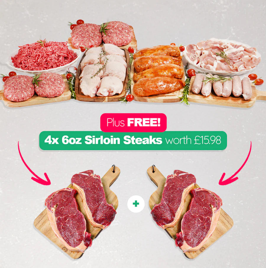 Fill Your Freezer & Get 4 Sirloin Steaks FREE! Bundle Meatsupermarket.com