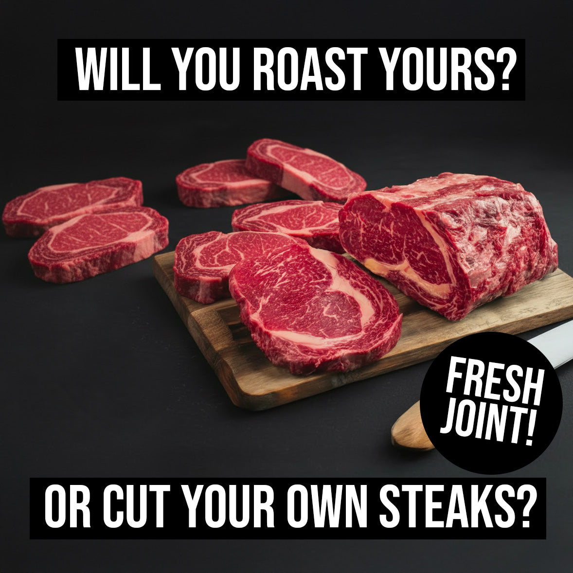 Rib-eye Roasting Joint 2-2.4kg