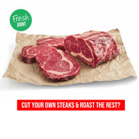 Fresh Whole Gaucho Rib-eye 2-2.4kg (Cut your own steaks) Beef meatsupermarket.com