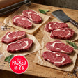 British Ribeye Steaks 8x6oz Beef Meatsupermarket.com