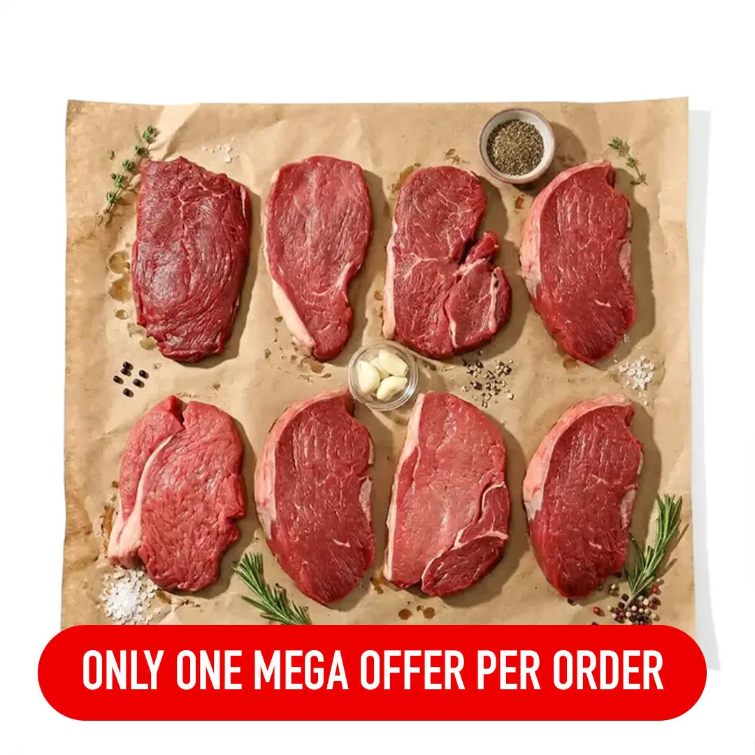 Rump Steak 8x 6oz Meatsupermarket.com
