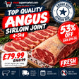 ANGUS Sirloin Joint 4-5kg Beef meatsupermarket.com