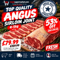 ANGUS Sirloin Joint 4-5kg Beef meatsupermarket.com