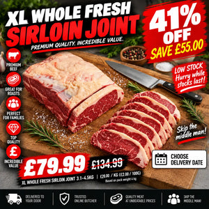 XL Whole Fresh Sirloin Joint 3.1-4.5kg