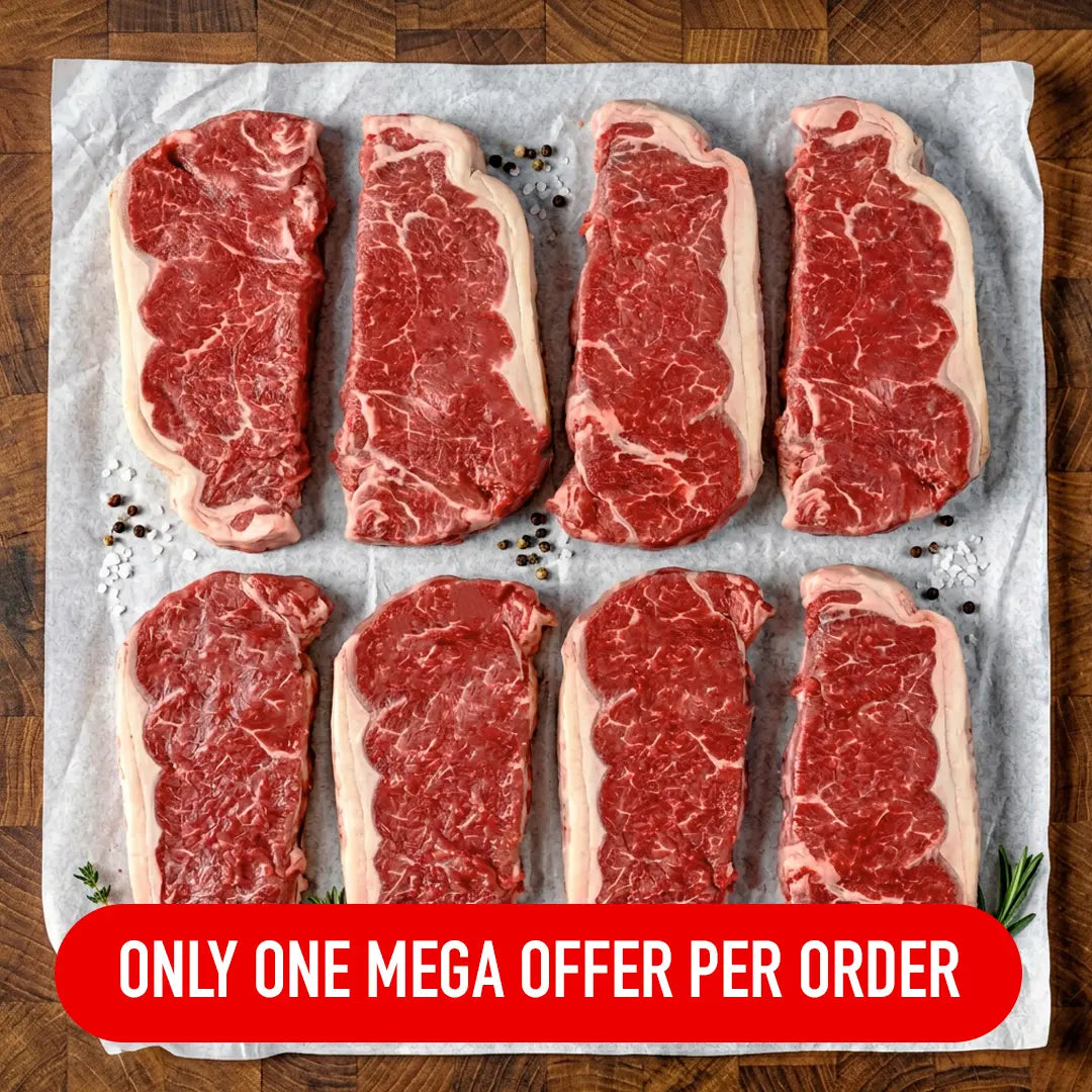Family Sirloin Steak Bundle – (8x6oz) Beef Meatsupermarket.com